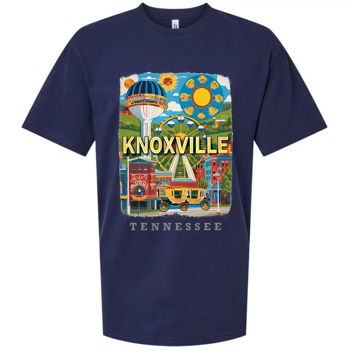 Knoxville Tennessee Tn Historic Downtown Sd136 Sueded Cloud Jersey T-Shirt