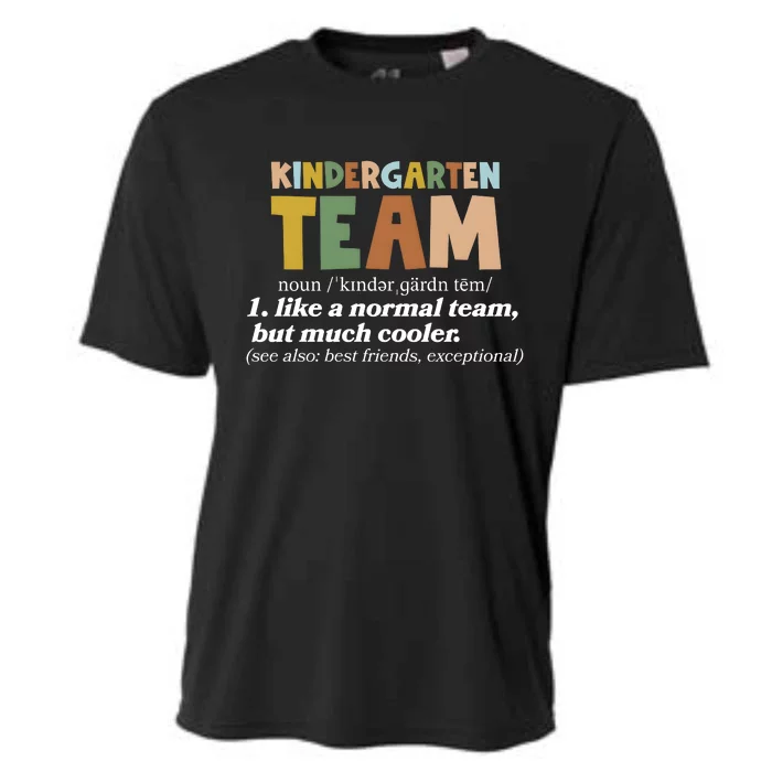 Kindergarten Teacher Team Cooling Performance Crew T-Shirt