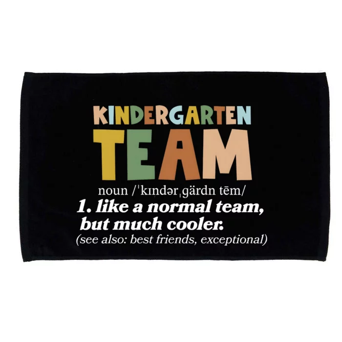 Kindergarten Teacher Team Microfiber Hand Towel