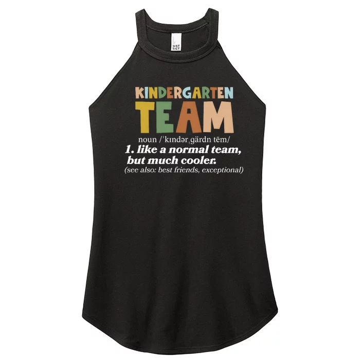 Kindergarten Teacher Team Women’s Perfect Tri Rocker Tank