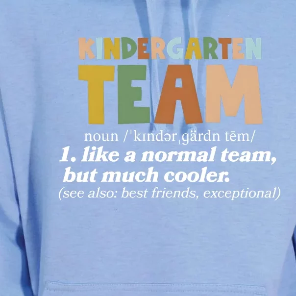 Kindergarten Teacher Team Unisex Surf Hoodie