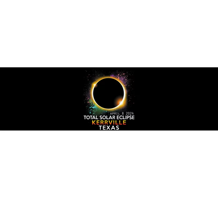 Kerrville Texas Totality Total Solar Eclipse April 8 2024 Bumper Sticker