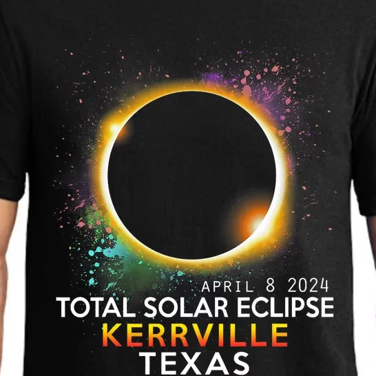 Kerrville Texas Totality Total Solar Eclipse April 8 2024 Pajama Set