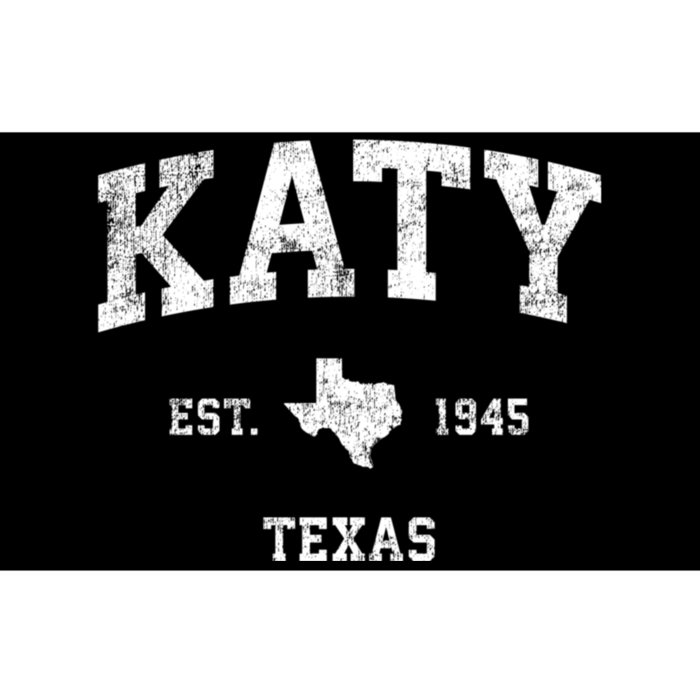 Katy Texas Tx Vintage Athletic Sports Bumper Sticker