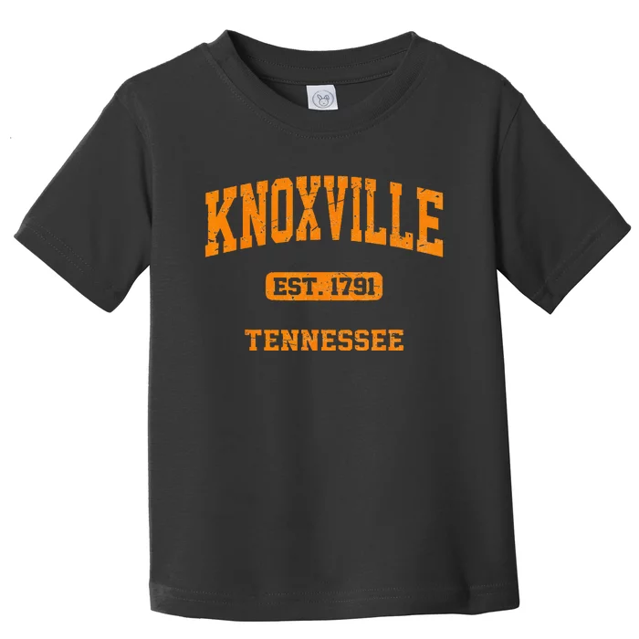 Knoxville Tennessee TN Vintage State Athletic Style Toddler T-Shirt