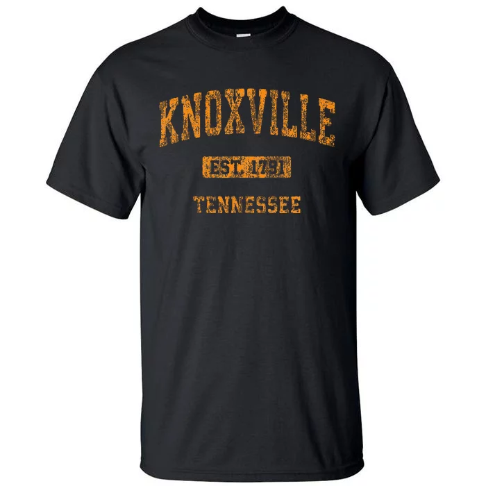 Knoxville Tennessee Tn Vintage Athletic Sports Tall T-Shirt