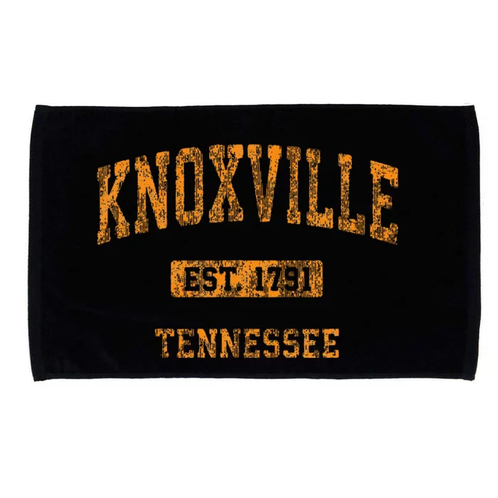 Knoxville Tennessee Tn Vintage Athletic Sports Microfiber Hand Towel