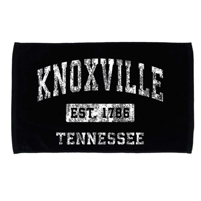 Knoxville Tennessee Tn Vintage Established Sports Microfiber Hand Towel