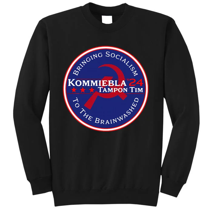 Kommiebla Tampon Tim 24 Political Satire Tall Sweatshirt