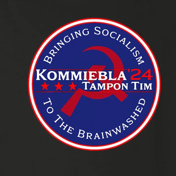 Kommiebla Tampon Tim 24 Political Satire Toddler Long Sleeve Shirt