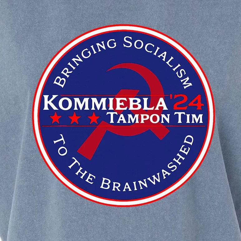 Kommiebla Tampon Tim 24 Political Satire Garment-Dyed Women's Muscle Tee