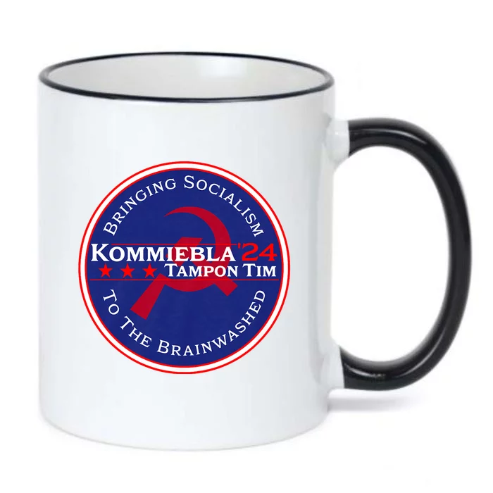 Kommiebla Tampon Tim 24 Political Satire Black Color Changing Mug