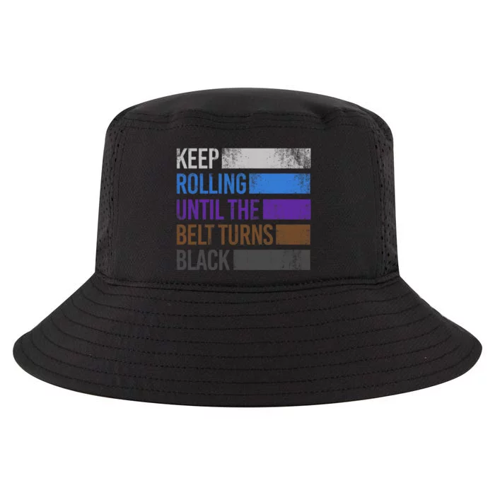 Keep training until the belt turns black Karate Cool Comfort Performance Bucket Hat