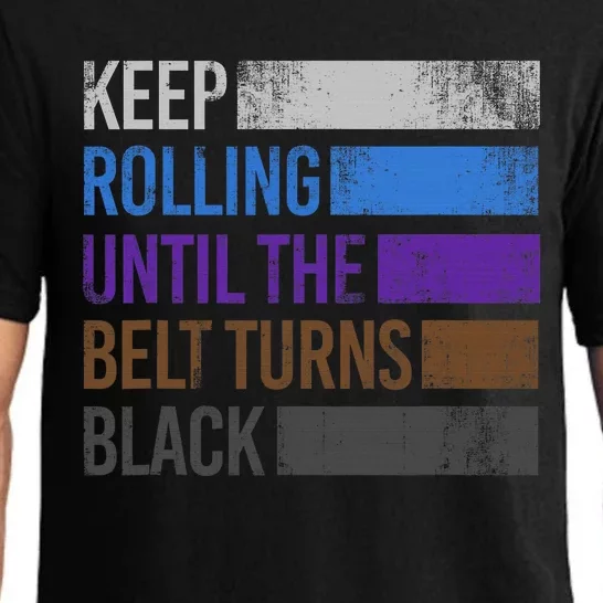 Keep training until the belt turns black Karate Pajama Set