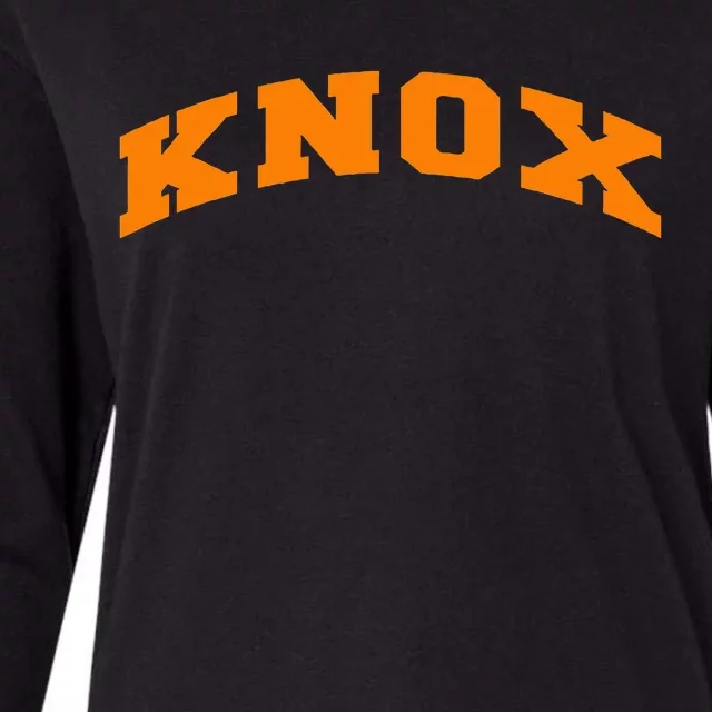 Knoxville Tennessee Varsity Style Knox Womens Cotton Relaxed Long Sleeve T-Shirt