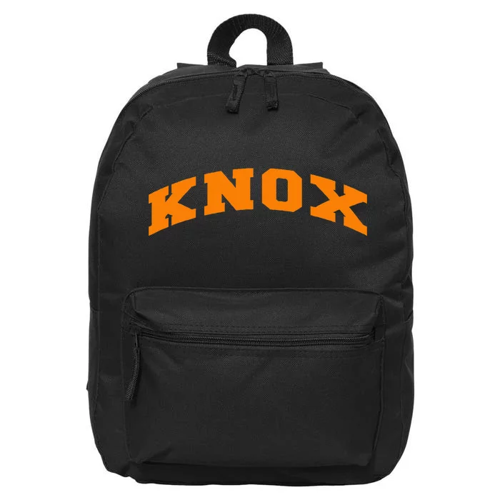 Knoxville Tennessee Varsity Style Knox 16 in Basic Backpack