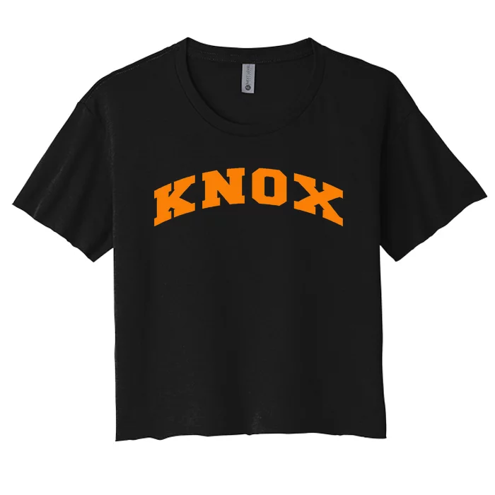 Knoxville Tennessee Varsity Style Knox Women's Crop Top Tee