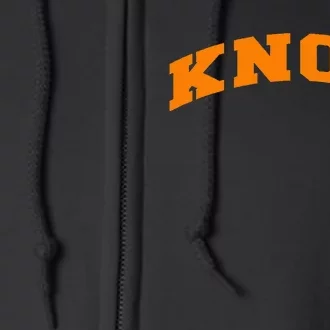 Knoxville Tennessee Varsity Style Knox Full Zip Hoodie