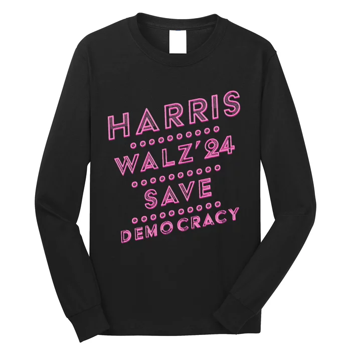 Kamalaharris Tim Walz 2024 Election Harris Waltz Long Sleeve Shirt