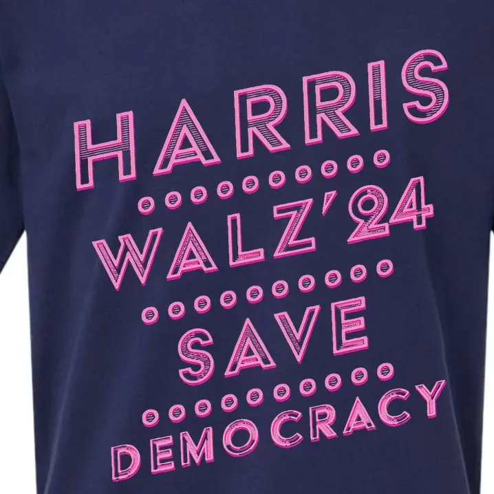 Kamalaharris Tim Walz 2024 Election Harris Waltz Sueded Cloud Jersey T-Shirt