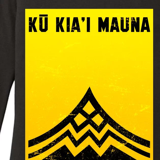 Ku Kiai Mauna Womens CVC Long Sleeve Shirt