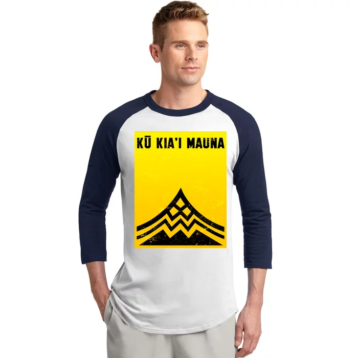 Ku Kiai Mauna Baseball Sleeve Shirt