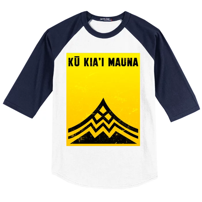 Ku Kiai Mauna Baseball Sleeve Shirt