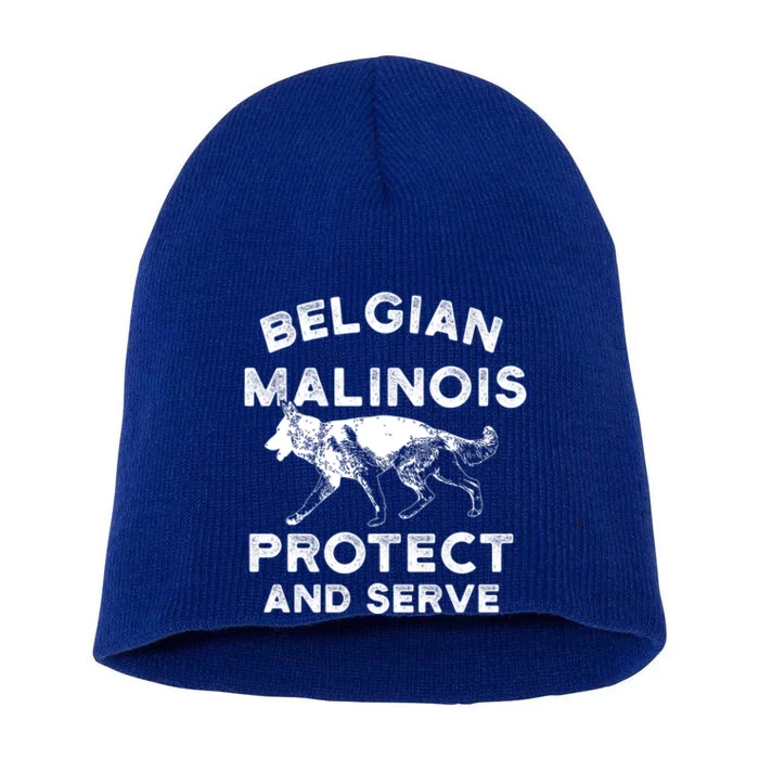 K9 Unit Belgian Malinois Protect Pd Police Trainer Gift Short Acrylic Beanie