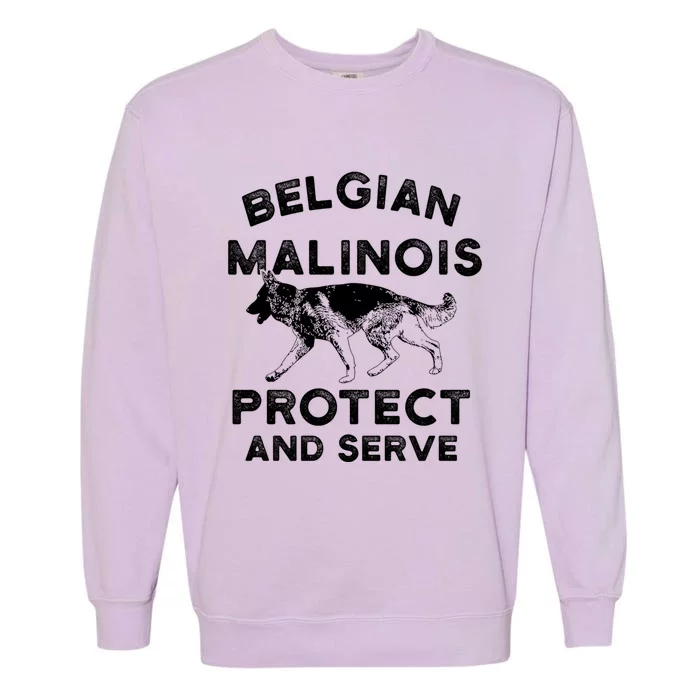 K9 Unit Belgian Malinois Protect Pd Police Trainer Gift Garment-Dyed Sweatshirt