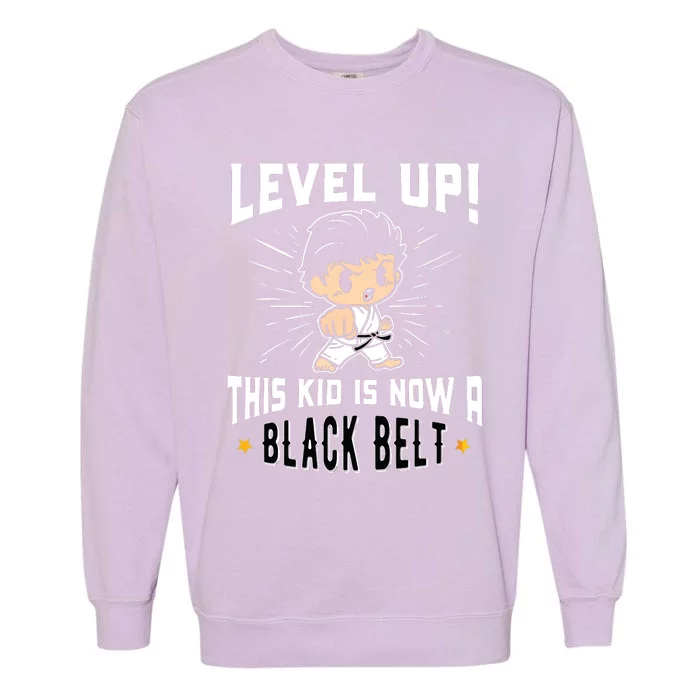 Karate Uniform Black Belt Award T Gifts Garment-Dyed Sweatshirt