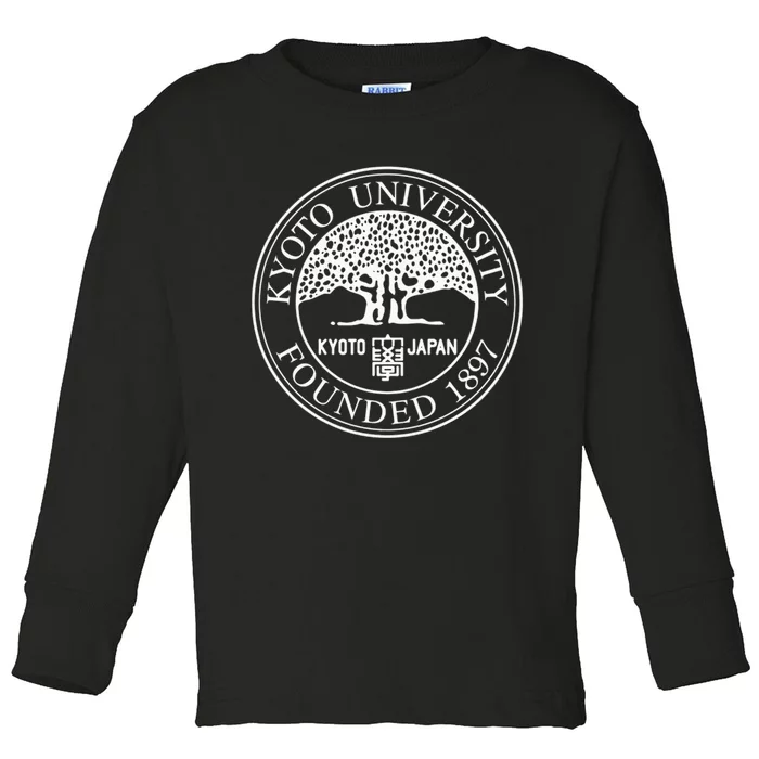 KYOTO University Campus Students Life Toddler Long Sleeve Shirt