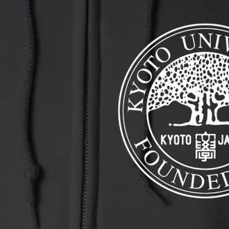 KYOTO University Campus Students Life Full Zip Hoodie