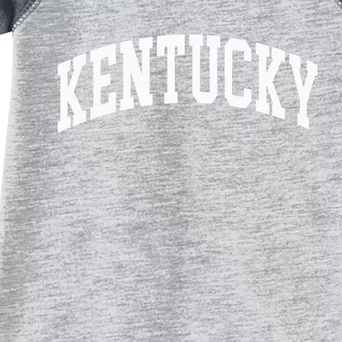 Kentucky US College Font Proud American USA States Infant Baby Jersey Bodysuit