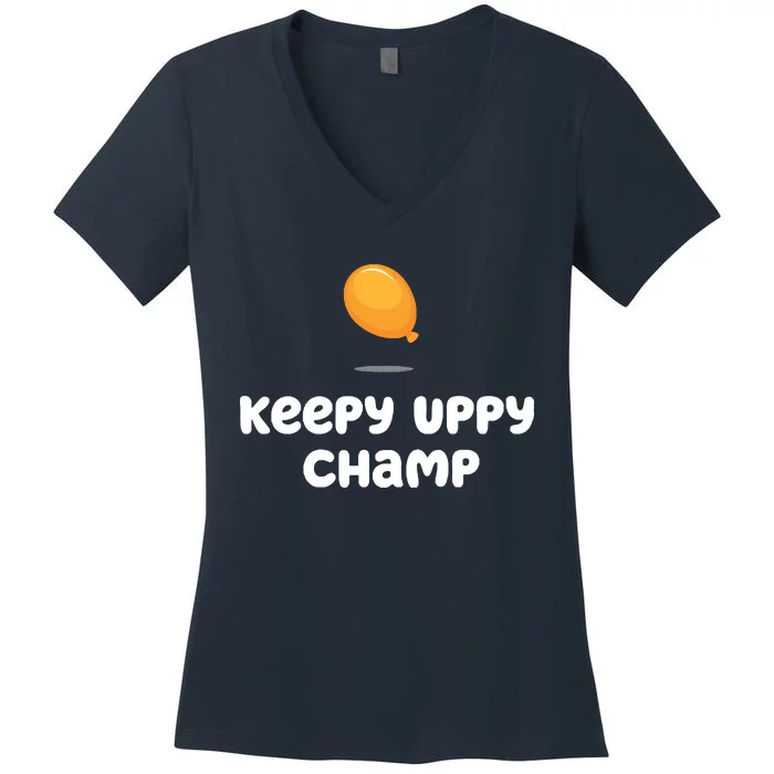 Keepy Uppy Champ Women's V-Neck T-Shirt