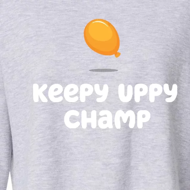 Keepy Uppy Champ Cropped Pullover Crew