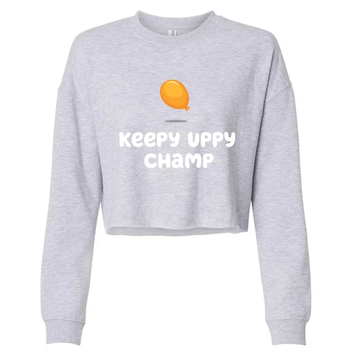 Keepy Uppy Champ Cropped Pullover Crew