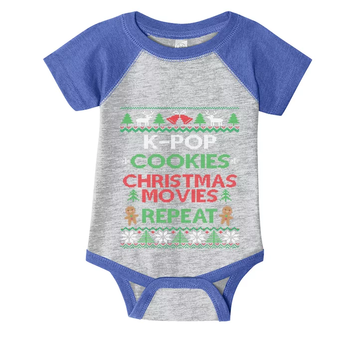 Kpop Ugly Christmas Gift Korean Pop Music Fan Gift Infant Baby Jersey Bodysuit