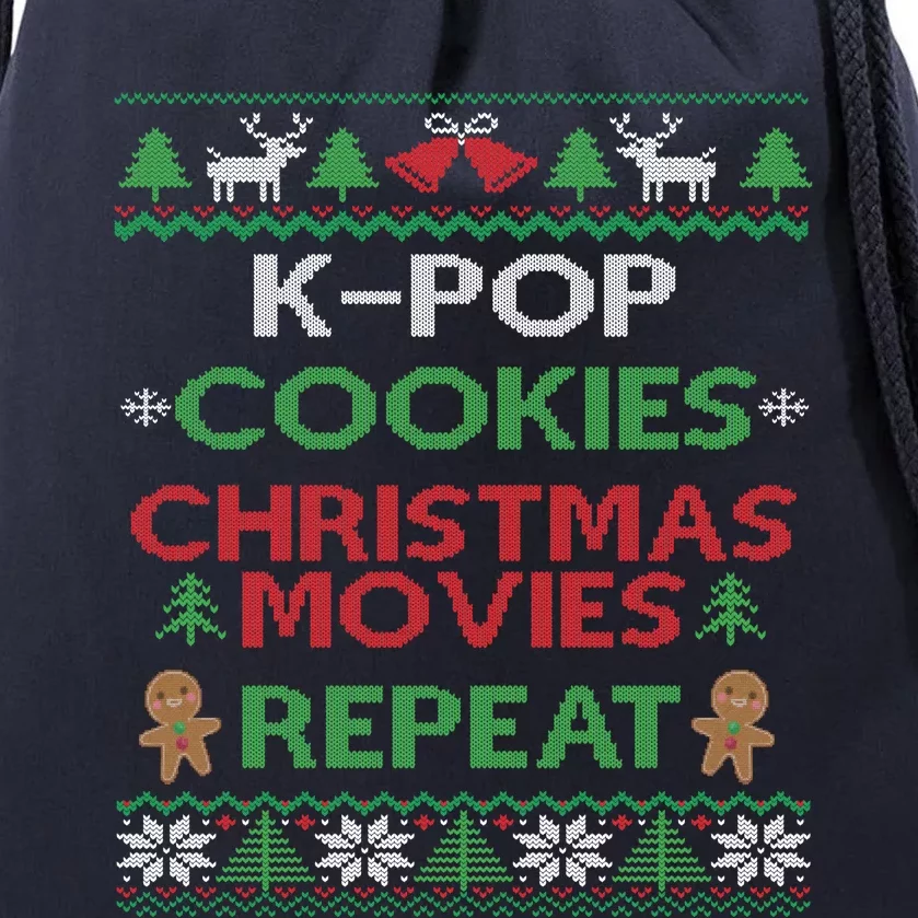 Kpop Ugly Christmas Gift Korean Pop Music Fan Gift Drawstring Bag