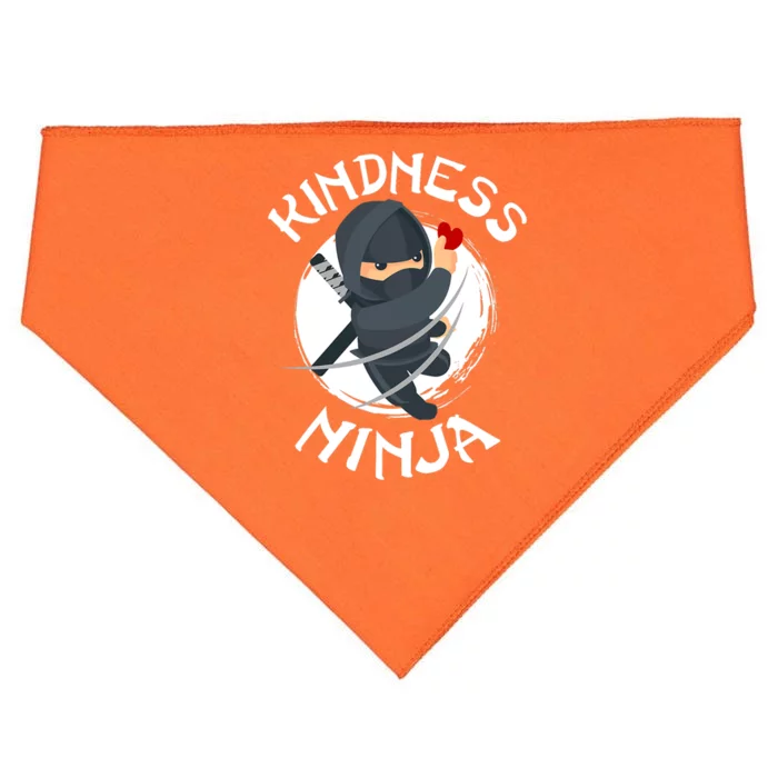 Kids Unity Day Orange Kindness Ninja Anti Bullying USA-Made Doggie Bandana