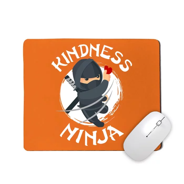 Kids Unity Day Orange Kindness Ninja Anti Bullying Mousepad