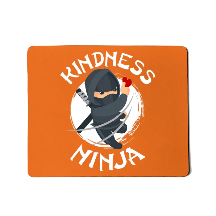 Kids Unity Day Orange Kindness Ninja Anti Bullying Mousepad