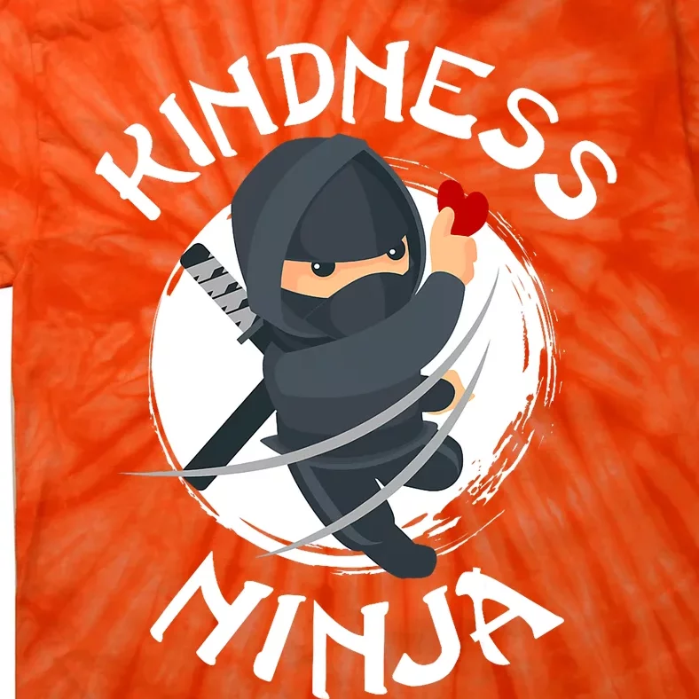 Kids Unity Day Orange Kindness Ninja Anti Bullying Tie-Dye T-Shirt