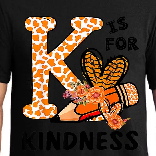 Kindness Unity Day Orange No Bullying Teachers Pajama Set