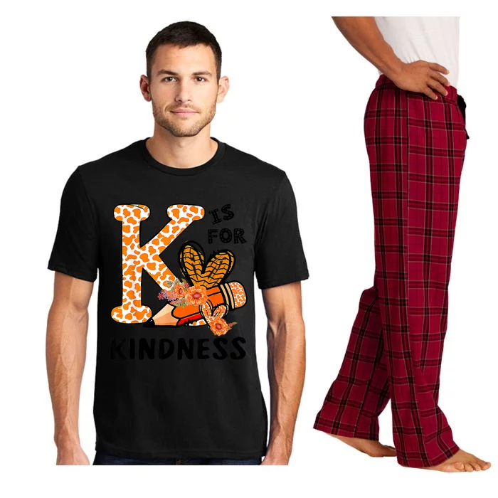 Kindness Unity Day Orange No Bullying Teachers Pajama Set