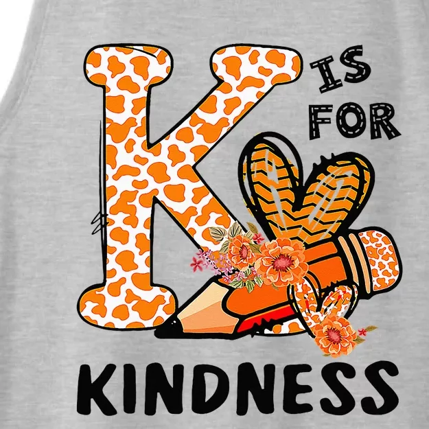 Kindness Unity Day Orange No Bullying Teachers Kids Ladies Tri-Blend Wicking Tank