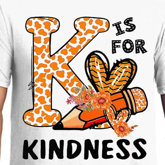 Kindness Unity Day Orange No Bullying Teachers Kids Pajama Set