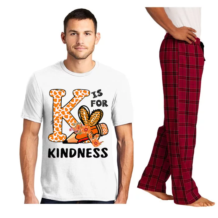 Kindness Unity Day Orange No Bullying Teachers Kids Pajama Set