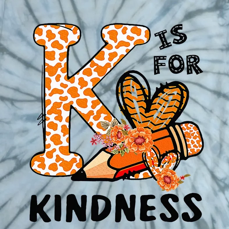 Kindness Unity Day Orange No Bullying Teachers Tie-Dye T-Shirt