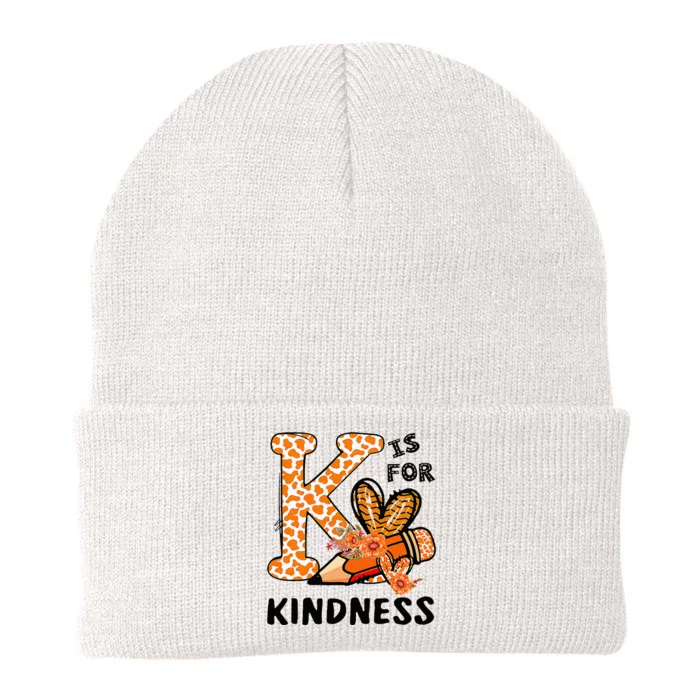 Kindness Unity Day Orange No Bullying Teachers Knit Cap Winter Beanie