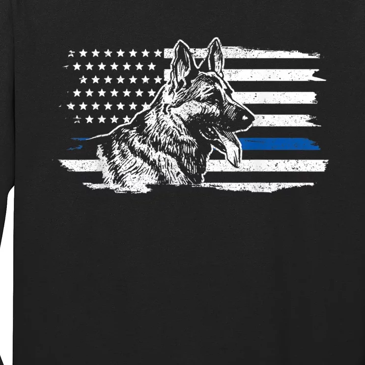 Thin blue line dog clearance shirt